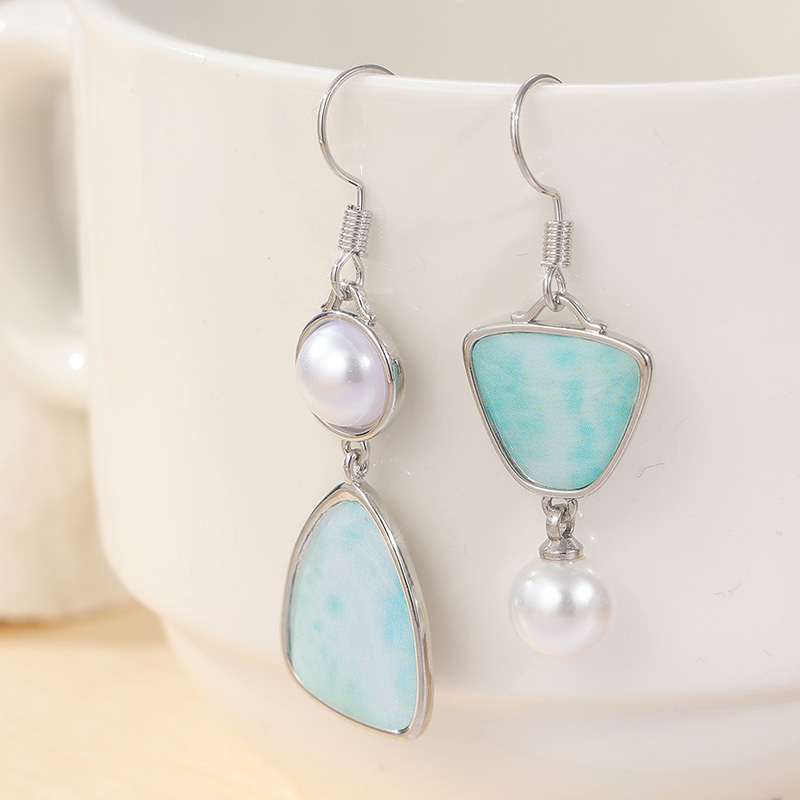 Women's Boho Asymmetric Mismatched Dangle Earrings